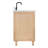 ARIEL Monrow 48 Single Sink Bathroom Vanity with Carrara Quartz Top-99405083