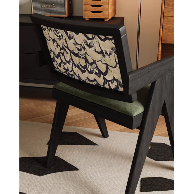 Chaise Chatoya Chanidi, Vert, Noir, noir, noir, noir