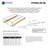 Drawer Slides 22 " Bottom Mount Self Close - 3/4 Extension 75 lb. Capacity White Finish-90996045