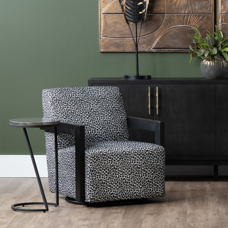 Fauteuil d'appoint pivotant rembourré