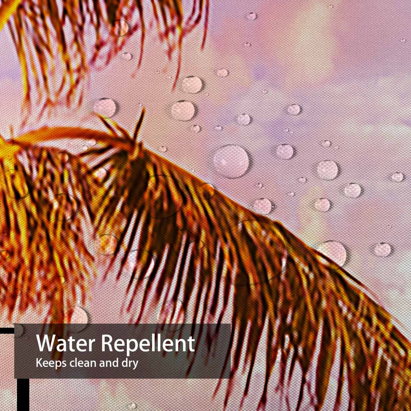 Rideau de douche Tropical Palm, L 72 po x l 72 po