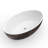 67 Inch Freestanding Solid Surface Soaking Bathtub For Bathroom