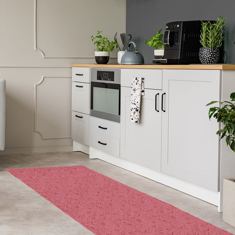 Tapis de zone rouge reg patterns, Tapis de couloir 2 pi 6 po x 8 pi