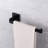 Matte Black Bathroom Accessories - 4 Pieces, Made Of 304 Stainless Steel, Rust And Corrosion , Modern Style, Simple Installation For Various Spaces 4 Steel Black, Rust-, Scratch-, Outlook, Easy-1678283057
