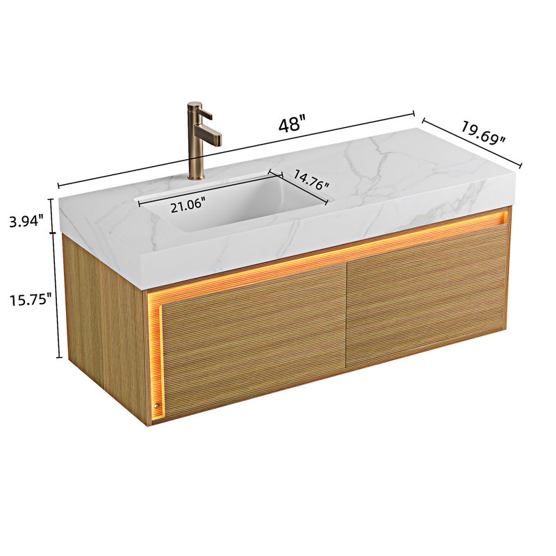 Floating Bathroom Vanity With Sink