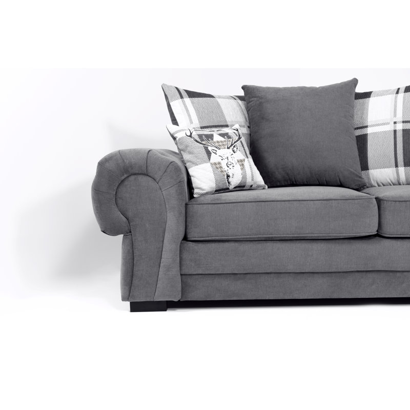 Alcrossagh 2 Seater Sofa, Dark Grey