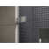 Composed 58-In–58-3/4-In W X 71-1/2-In H Frameless Pivot Shower Door With 3/8-In Crystal Clear Glass And Back-To-Back Vertical Door Pulls