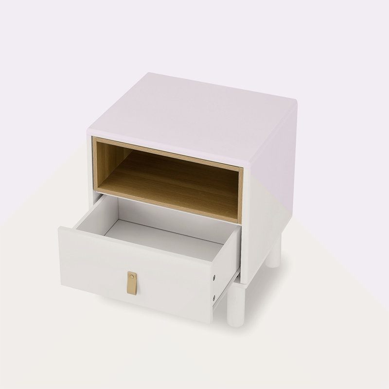 Single Drawer Bedside Table, Modern Style Bedside Table, Wooden Bedside Table, Bedside Table With Drawer, Side Table With Drawer, Compact Bedside Table, Nordic Style Bedside Table