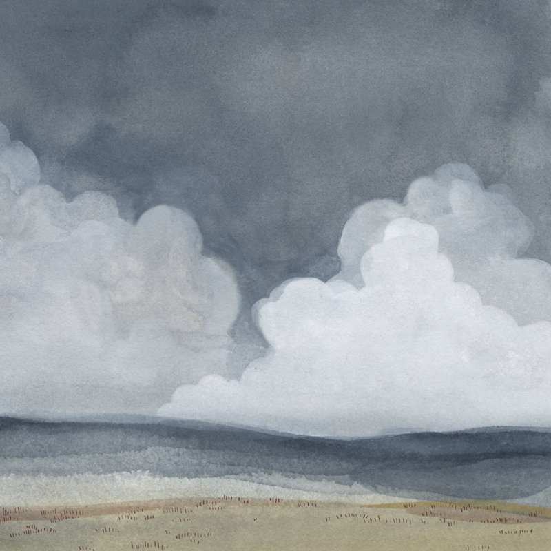 Cloud Landscape II - Wrapped Canvas Print, 30cm H x 30cm W