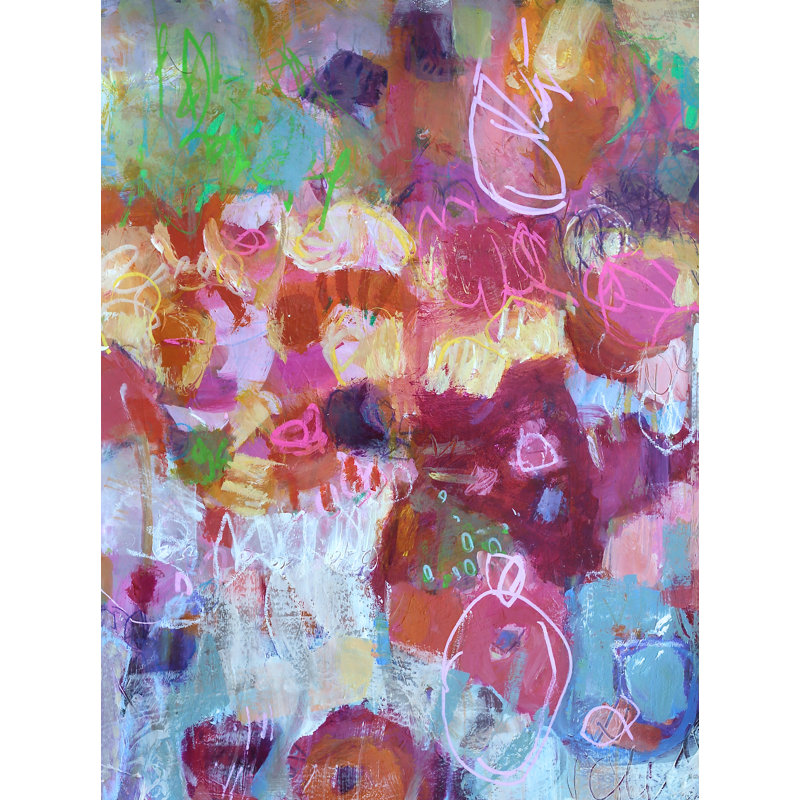 «Beautiful Day» par Elizabeth Chapman - Peinture, H 31,25 po x l 25,25 po