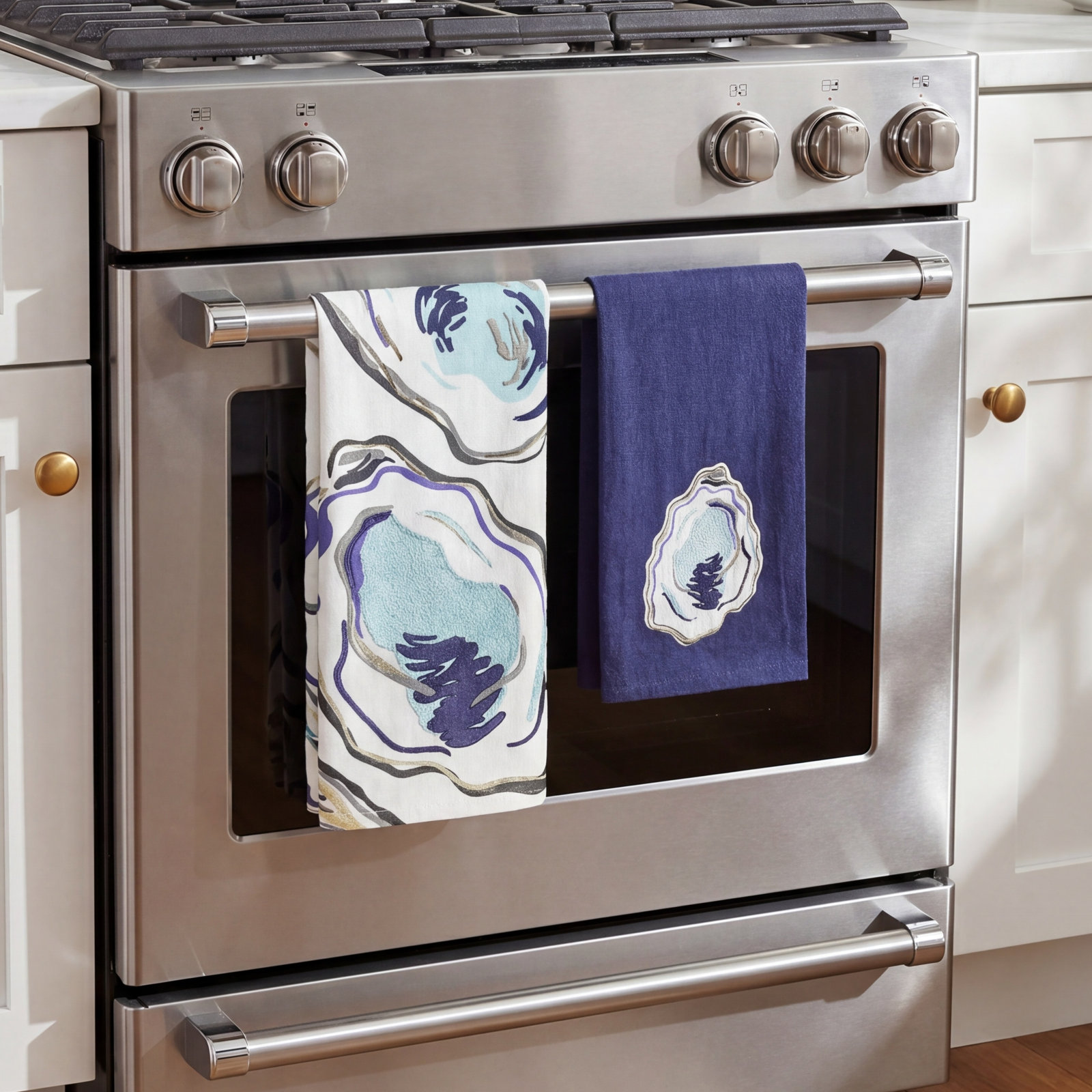 Oyster Towels Set Of 2