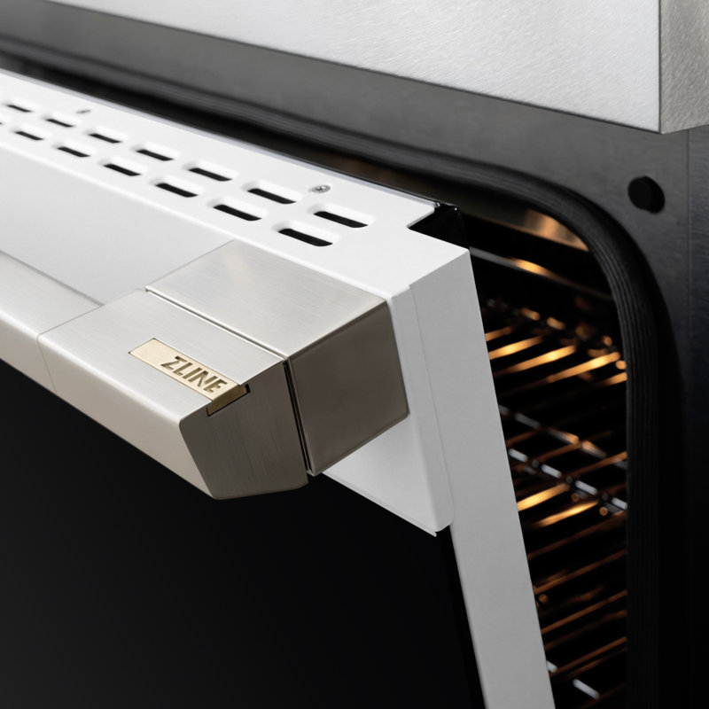 ZLINE 30 in. Black Stainless Marino Induction Range with 4 Element Cooktop and Electric Oven