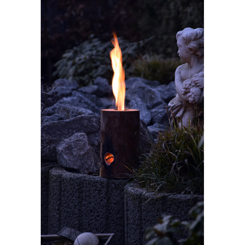 20cm Wood Ground Storm Lamp/lantern Torch