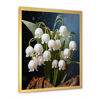 " Green Snowdrops Winter Flowers III "