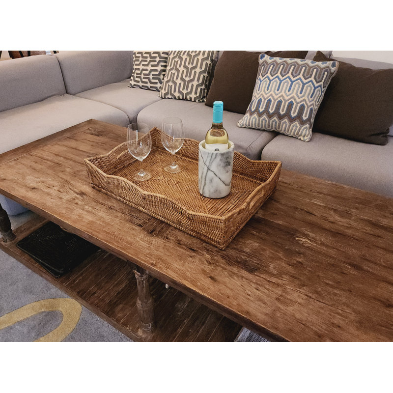 Seau à vin Artifacts Rattan, Blanc mat