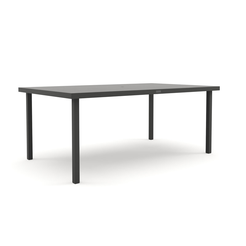 Jasper Rectangular Metal Outdoor Dining Table , 73'' in. W 44'' in. D
