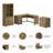 Egils 3 Piece Writing Desk Office Set-2073783834
