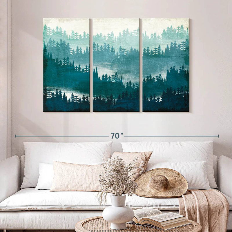 Alvord, paysage de montagne abstrait, H 32 po x l 50 po