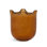 Fold Vase, Large, Amber