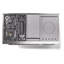 ILVE Professional Plus II 48 cuisinière à double combustible, 5 brûleurs scellés, plaque chauffante (RAL)-98168221-98168235