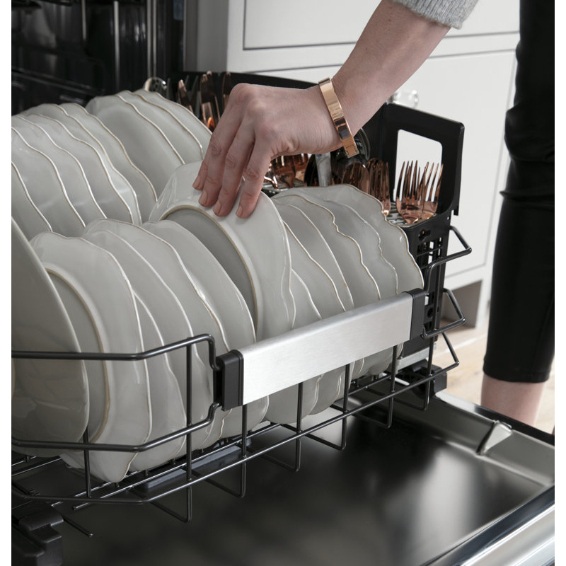 24" 39 dBA Smart Built-In Button Control Dishwasher, Stainless Steel