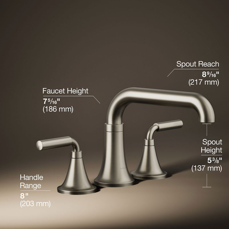 Tone Bath Faucet Trim, Vibrant Brushed Nickel