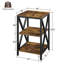 Table de bout en bois à 3 niveaux avec rangement-672834109