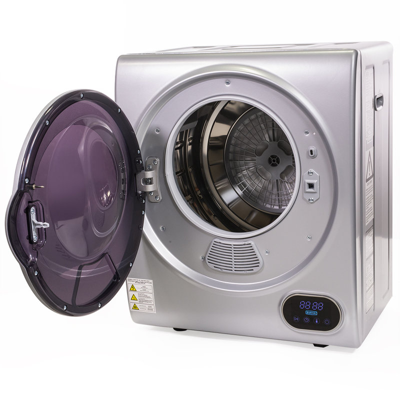 Erica Compact Portable Dryer 2.8 cu. ft.: Efficient Laundry Companion, Sliver