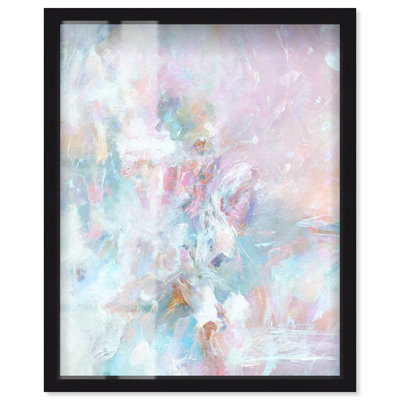 Yuliya - art mural Glam Tide intérieur Shadowbox par Art Remedy, cadre noir, 20 x 24