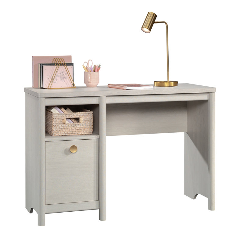 Desk, White Finish, White