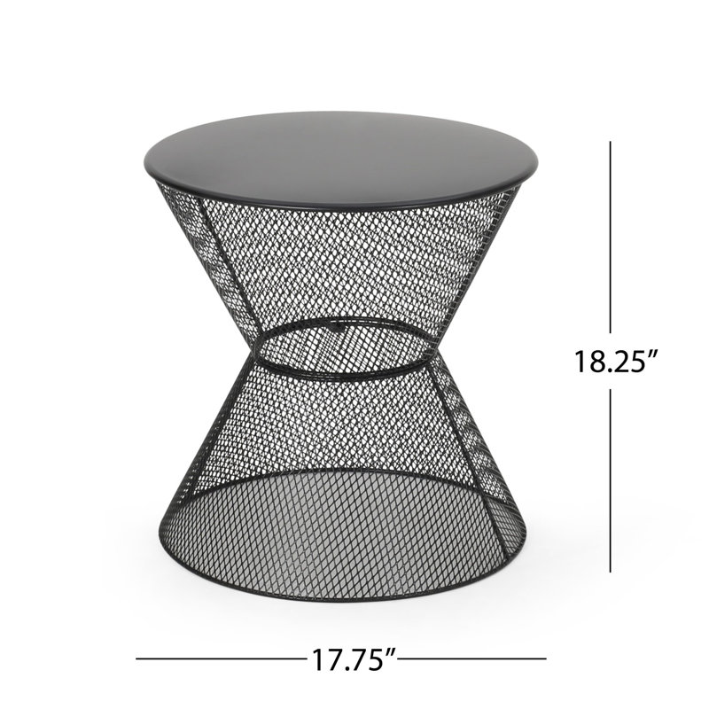 NEVADA SIDE TABLE, Matte Black