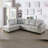 Mavretta Faux Leather Sectional-377863758-377863752
