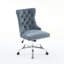 Chaise de bureau moderne rembourrée et capitonnée à boutons avec base en métal-2124249783-2124249784-2124249786