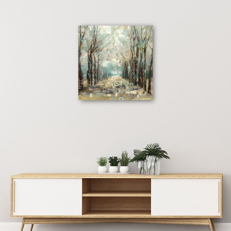 «Through the Trees» par Studio Arts, reproduction d'art sur toile, Toile tendue, H 41 po x l 41 po x P 1,5 po