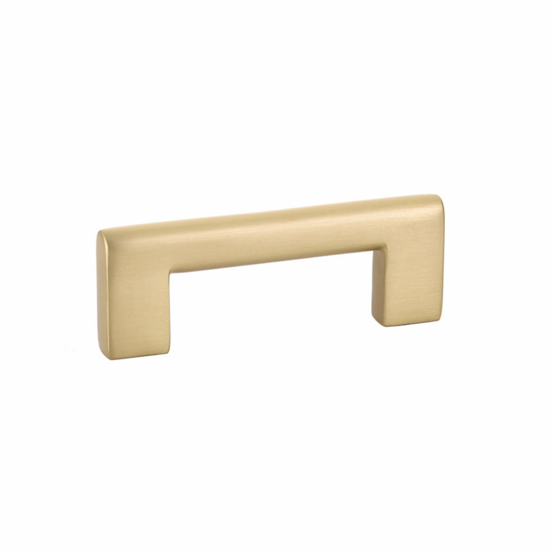 Emtek Trail Cabinet Pull 6" cc, 3", Satin Brass