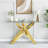 Breiann 45.28'' Glass Top Console Table-1257131101
