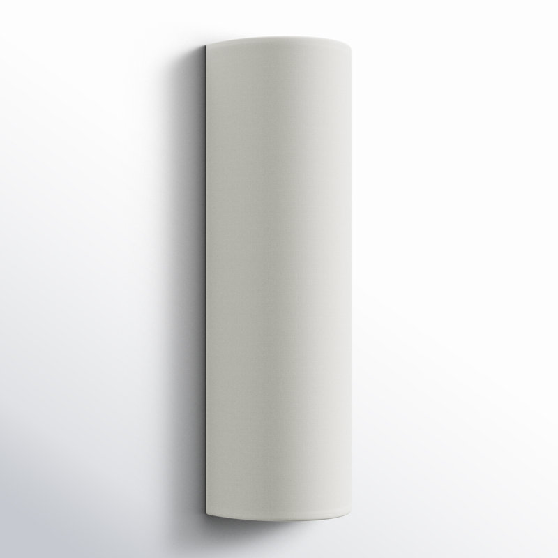 Everie LED Flush Mounted Sconce, Oatmeal Linen