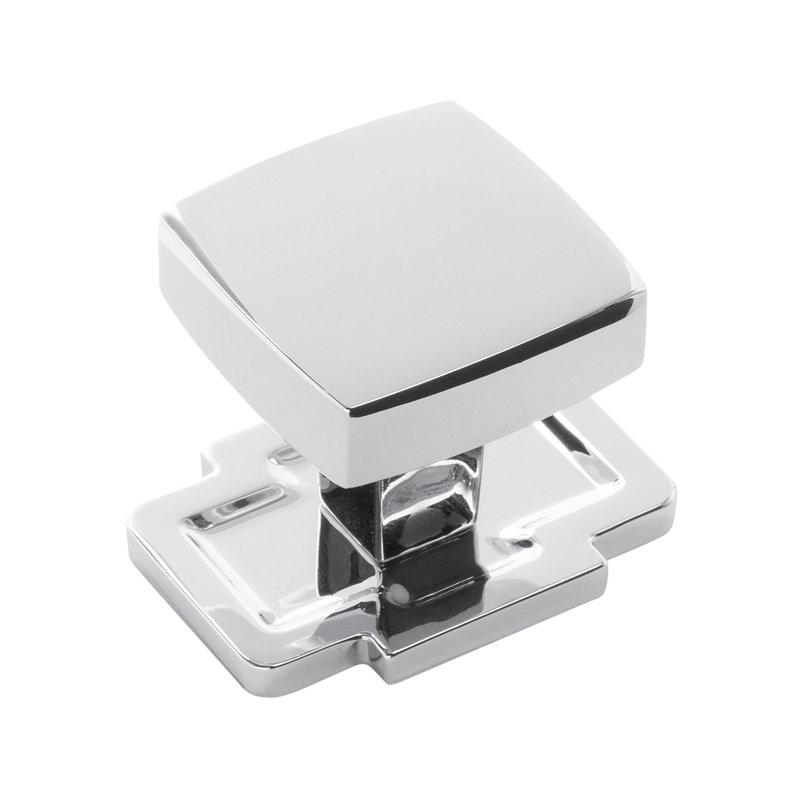 Coventry Knob Backplate, Chrome
