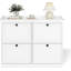 Grande armoire à chaussures avec 4 tiroirs rabattables, range-chaussures autoportant étroit avec crochets et rangement-1067581323