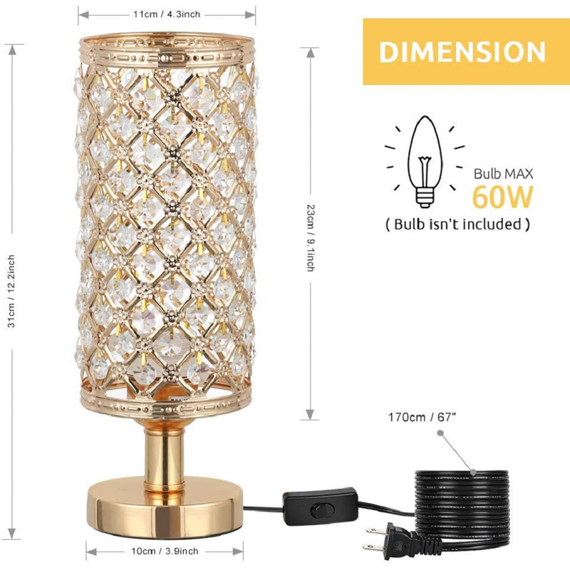 Frenchy Metal Table Lamp