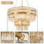 Lustre gradué à niveaux 16 lumières Siamon