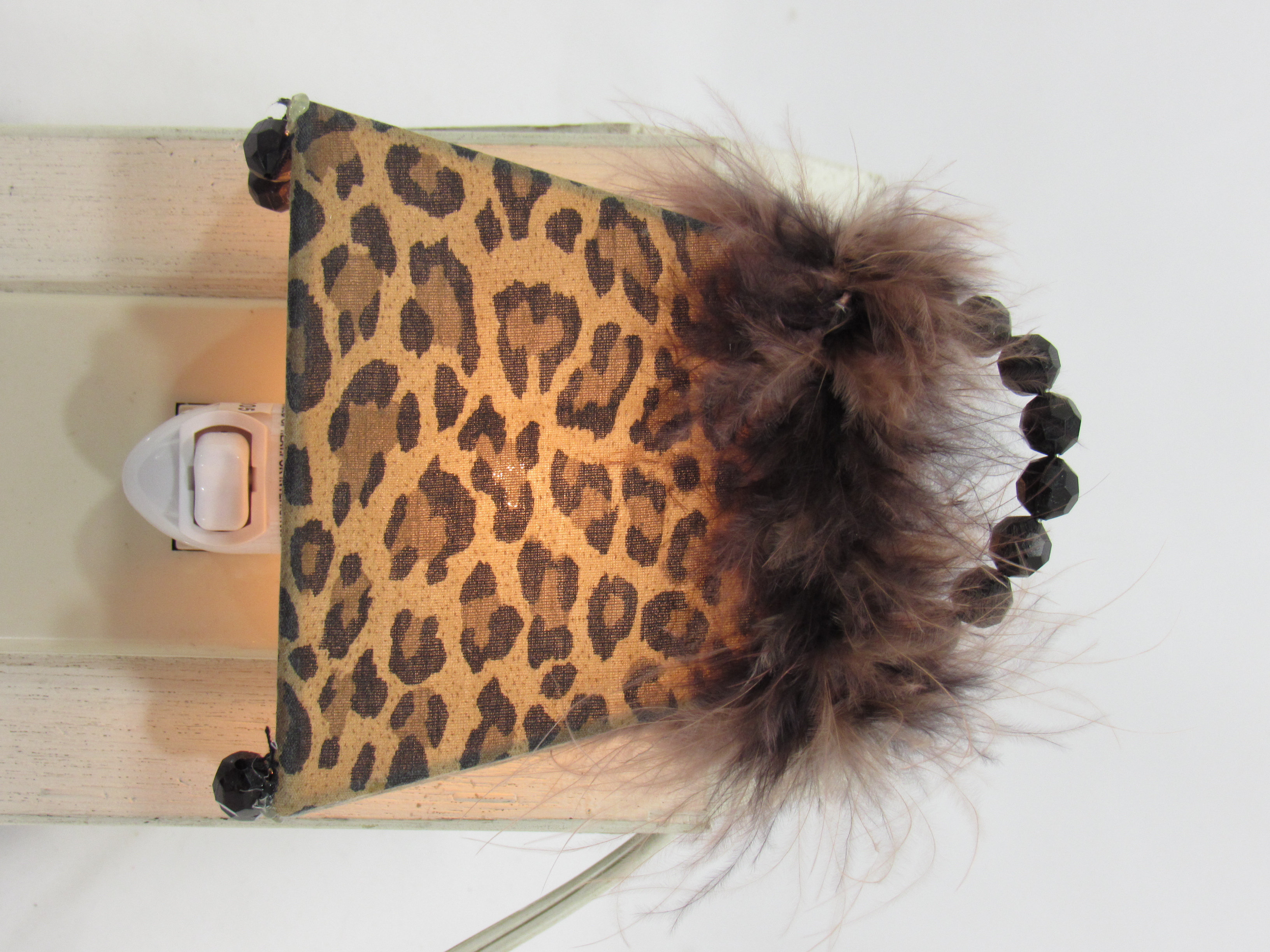 Light Leopard Print Clutch Purse