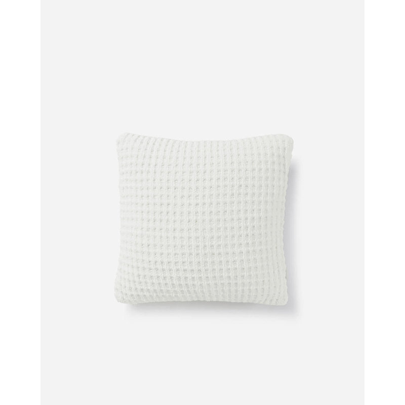 Snug Square Pillow Cover & Insert, Off White