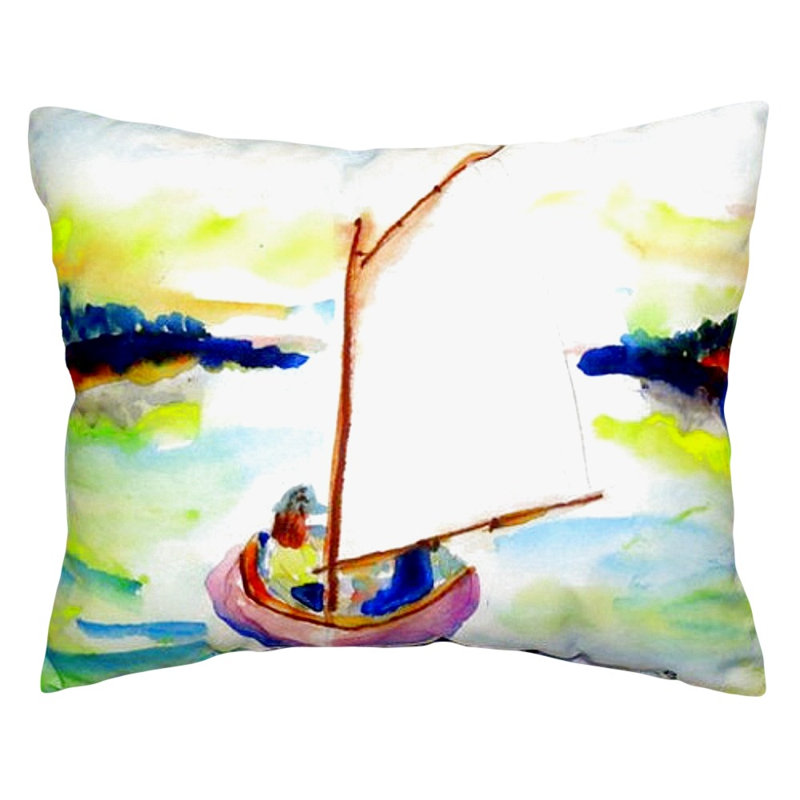 Coussin décoratif d'extérieur voilier