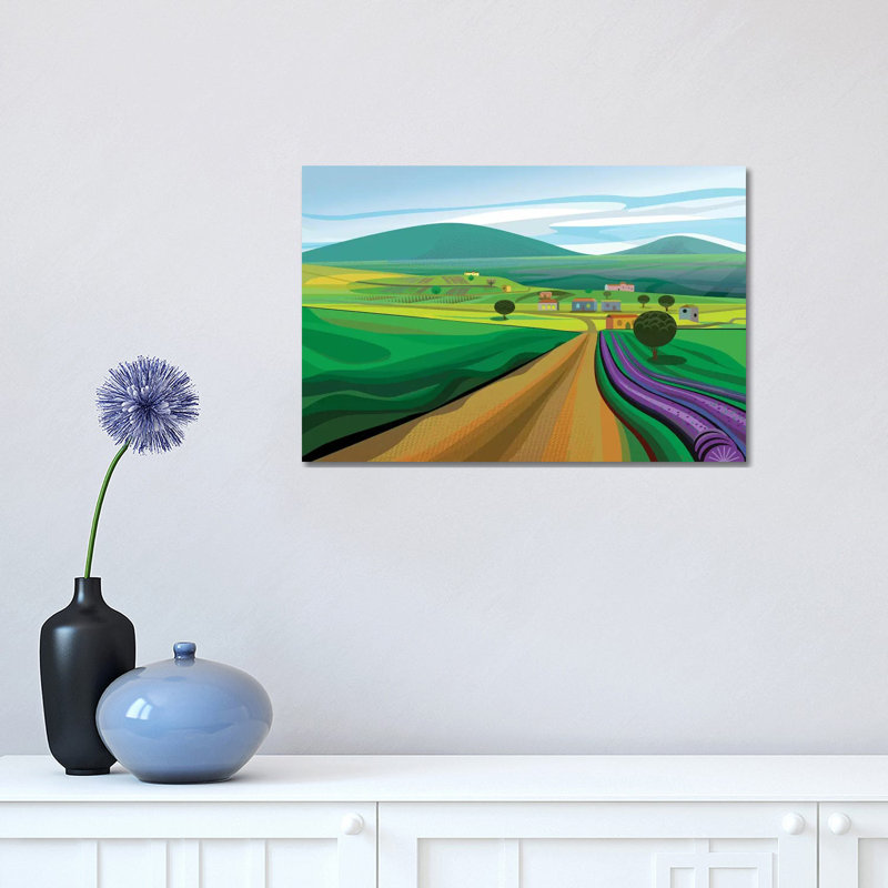 Walla Walla Farms by Charles Harker - Wrapped Canvas Print, 30.48 cm H x 45.72 cm W