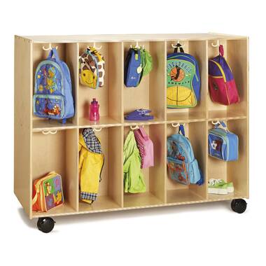 Jonti-Craft® 10 Compartment Manufactured Wood Cubby