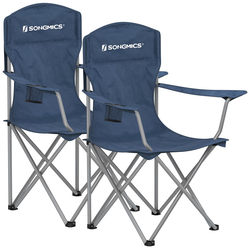 Chrissoula Folding Camping Chair, Navy Blue