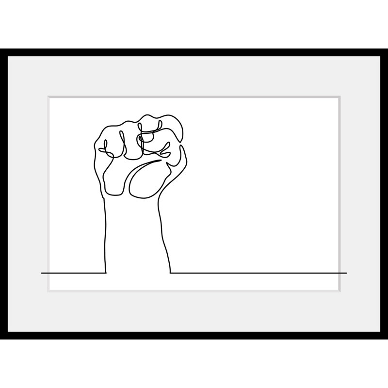 Fist - Single Picture Frame Print