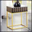 Table d'appoint de style contemporain