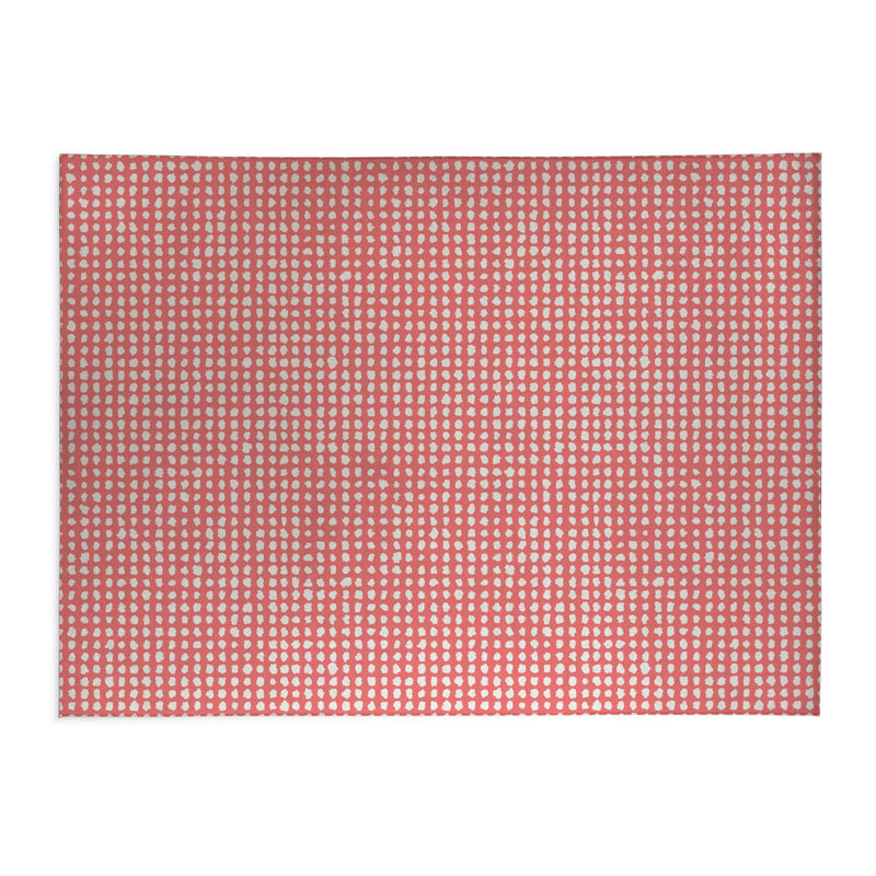Paillasson d'intérieur Grunge Row, Vieux rose, L 84 po x L 60 po